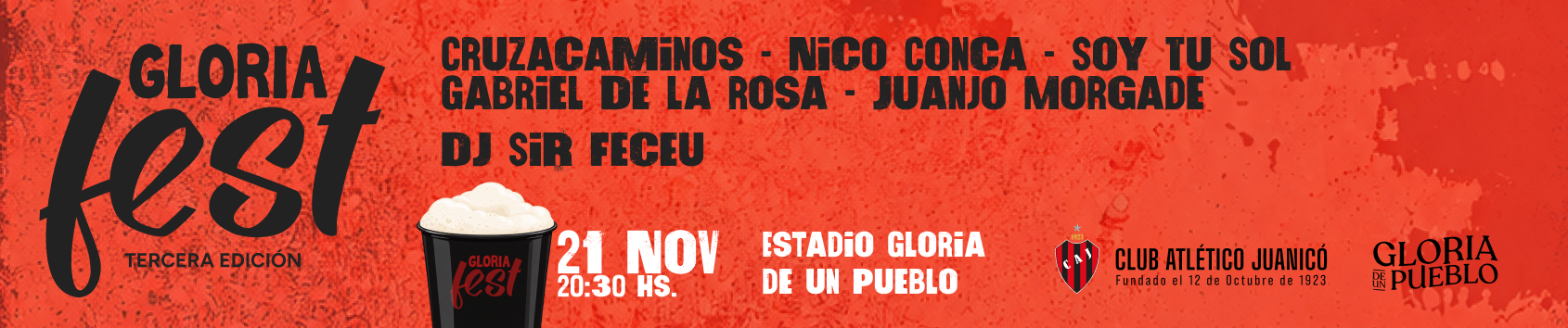 Imagen de Gloria Fest 2026 – Tercera Edición